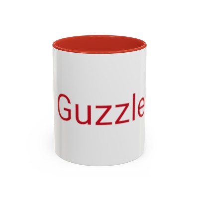 "Guzzler" Print Coffee Mug, 11oz