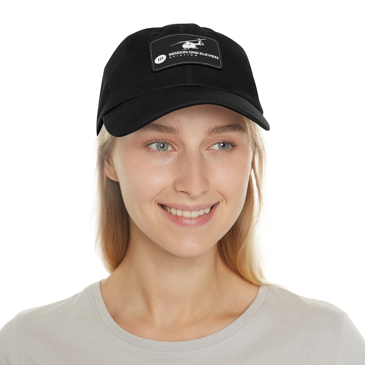 Aviation Hat with Leather Patch (Rectangle) product thumbnail image