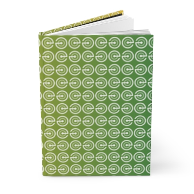 Hardcover Journal Matte, Green Gradient | Chicago Appleseed Center for Fair Courts