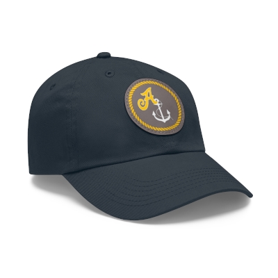 Alameda Anchors Dad Hat with Leather Patch (Round)