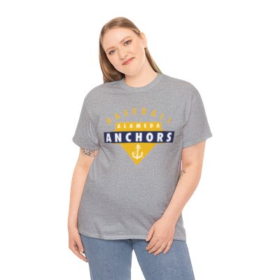 Alameda Anchors "Anchor Down" Gold Edition Unisex Heavy Cotton Tee