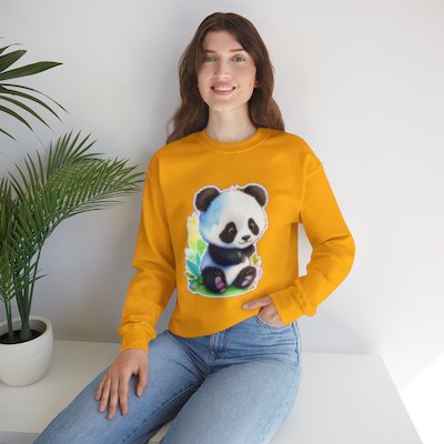 Panda Desing, Unisex Heavy Blend™ Crewneck Sweatshirt