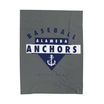 Alameda Anchors "Alameda Nights" Velveteen Plush Blanket