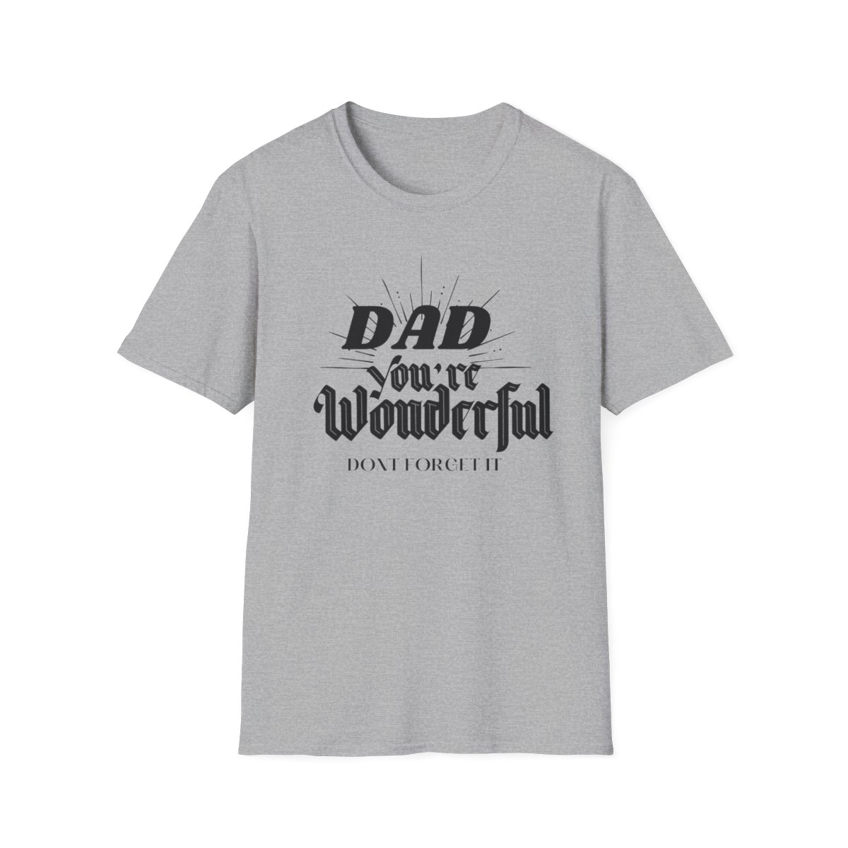 DAD Unisex Softstyle T-Shirt product main image