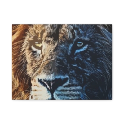 Lion Matte Canvas, Stretched, 1.25"