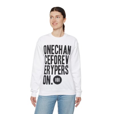 Retro One Chance Crewneck Sweatshirt
