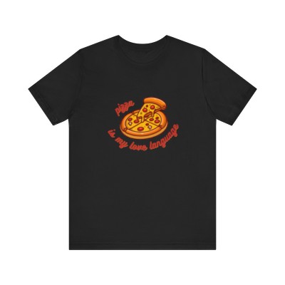 pizza is my love language | short sleeve jersey tee