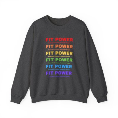 FitPOWER Pride Series Unisex Heavy Blend™ Crewneck Sweatshirt