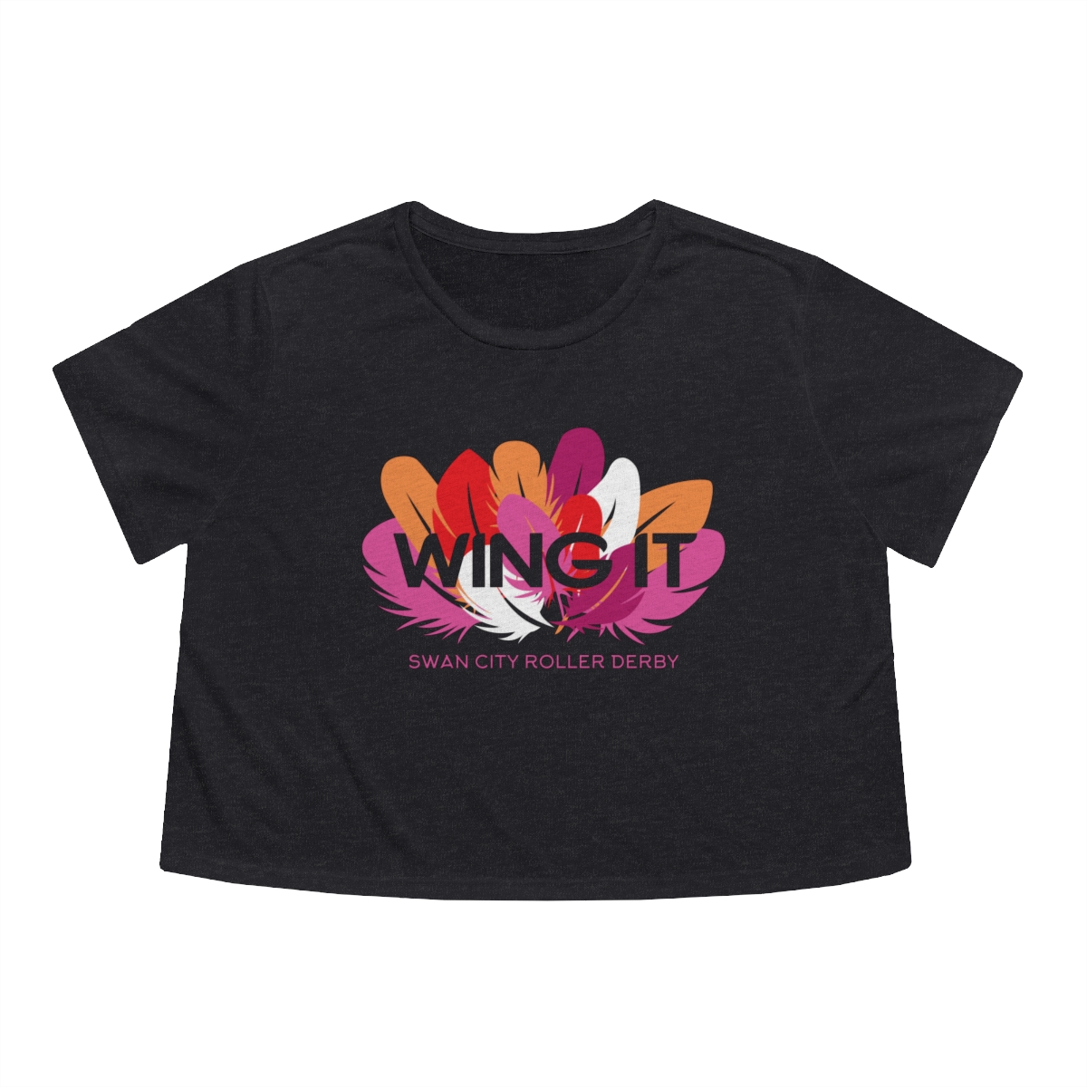WING IT Lesbian Pride Crop Top product main image