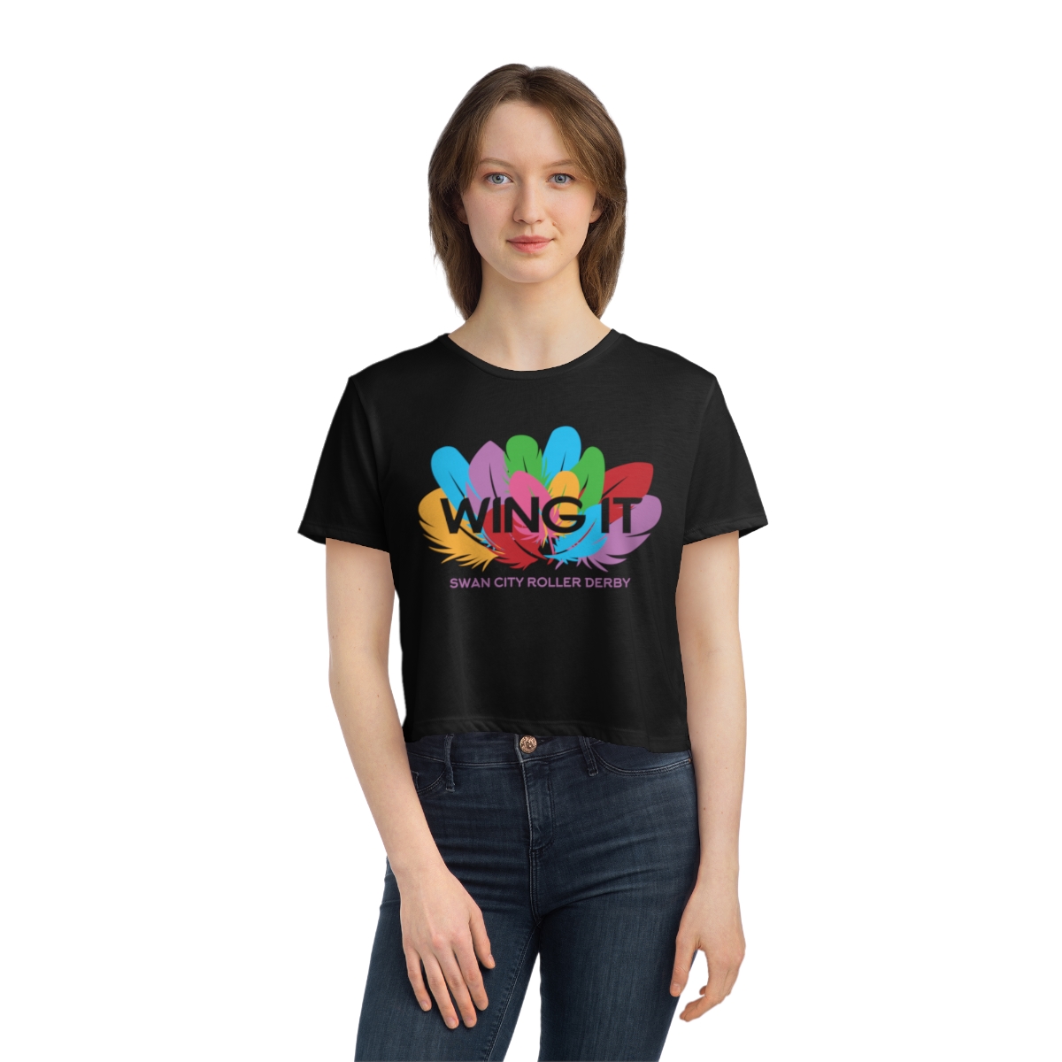 WING IT Pride Crop Top product thumbnail image