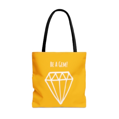 Be A Gem Tote Bag, Gem Tote Bag, Gem Lovers Tote Bag, Gem Lovers Gift, Diamond Gift, Diamond Tote Bag
