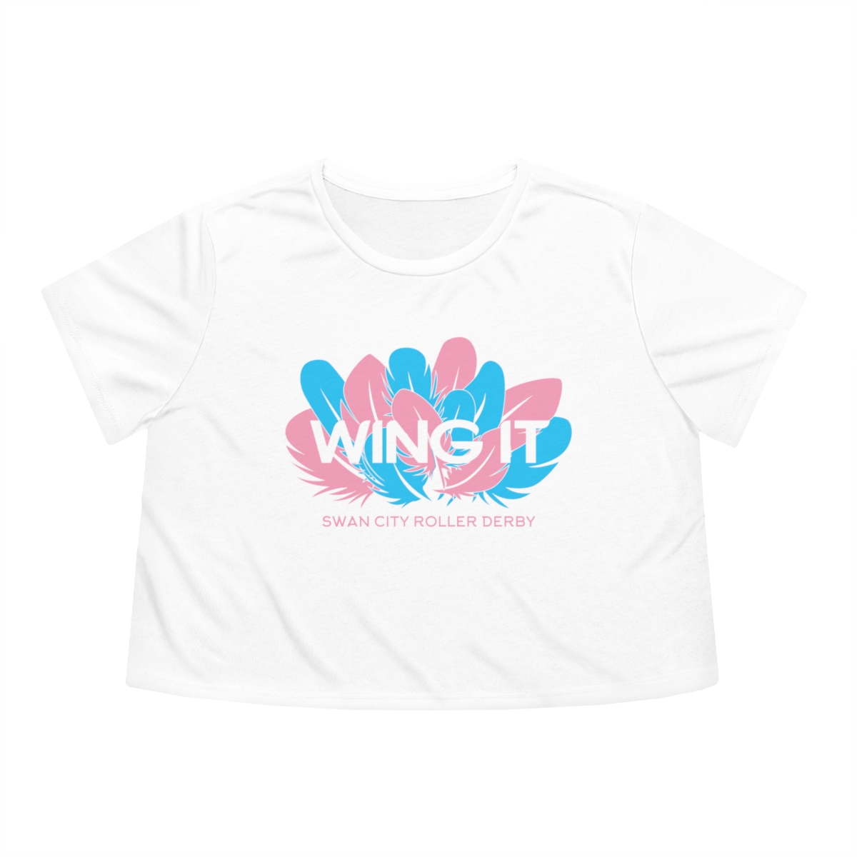 WING IT Trans Pride Crop Top product thumbnail image