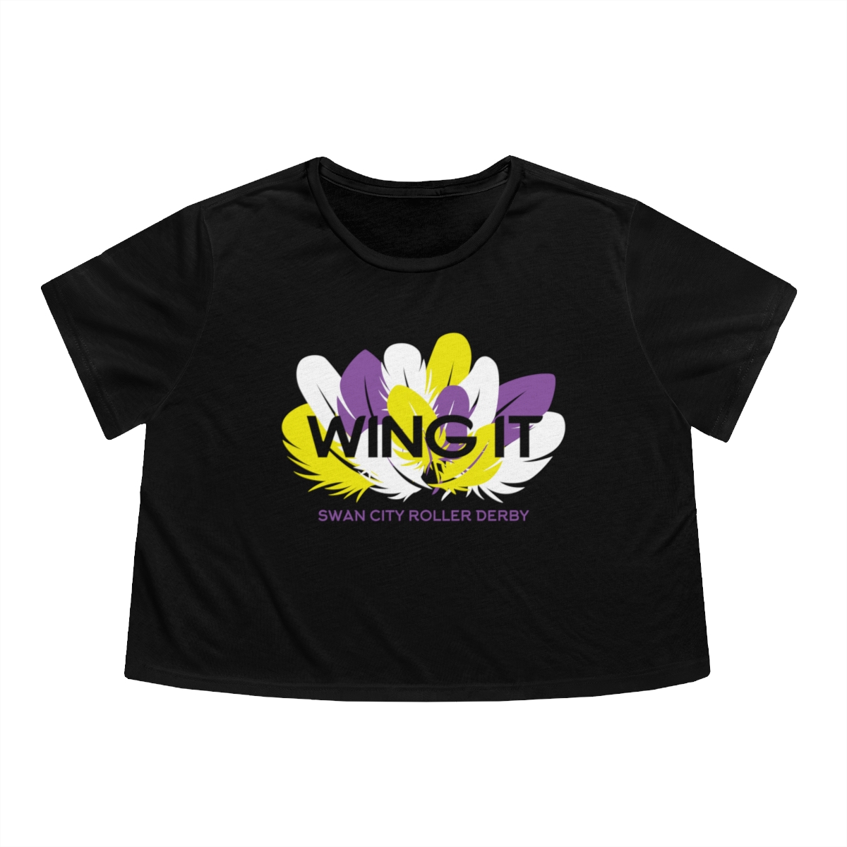 WING IT Non-binary Pride Crop Top product main image