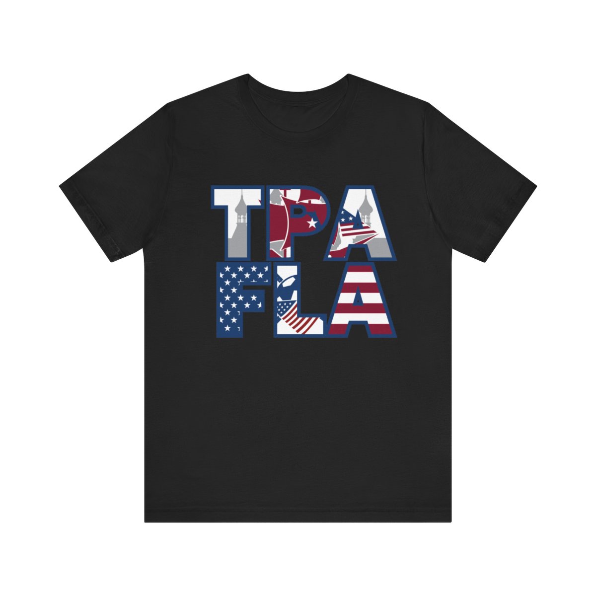 TPA FLA T-Shirt with AO Logo Backgrounds product main image