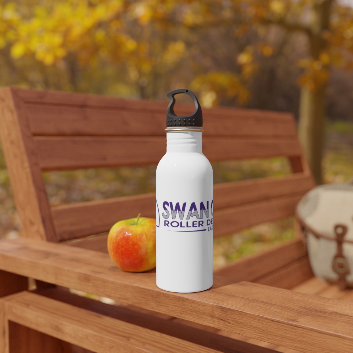 Swan City Stainless Steel Water Bottle product thumbnail image