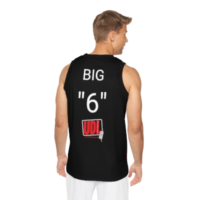 UDL- Big "6"- Unisex Basketball Jersey (AOP)