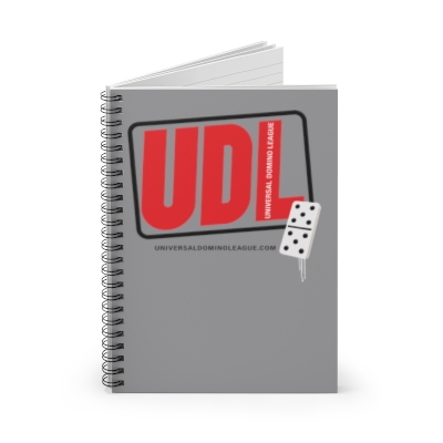 Univeral Domino League- Spiral Notebook - Ruled Line