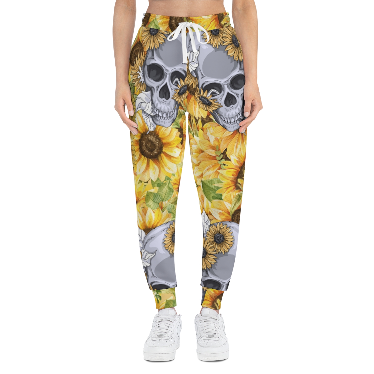 Athletic Joggers Sunflowers and Skulls (AOP) product thumbnail image