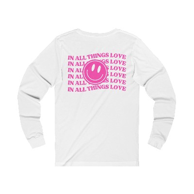Long-Sleeve T-Shirt: "All Things Love"