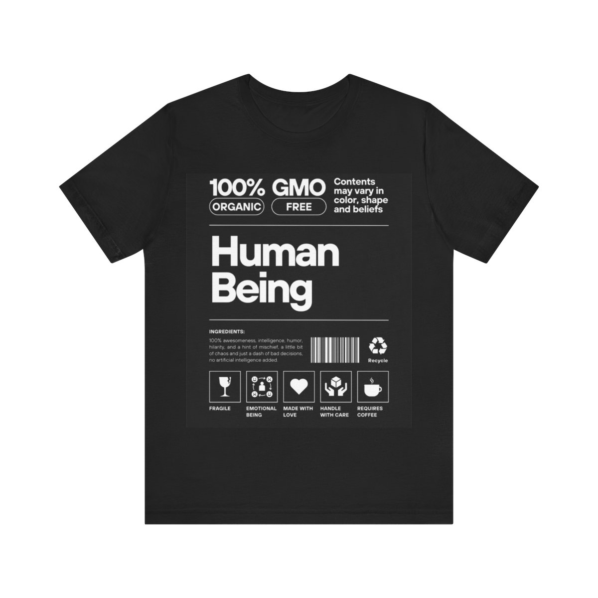 Human Being -  Unisex Jersey Short Sleeve Tee product main image