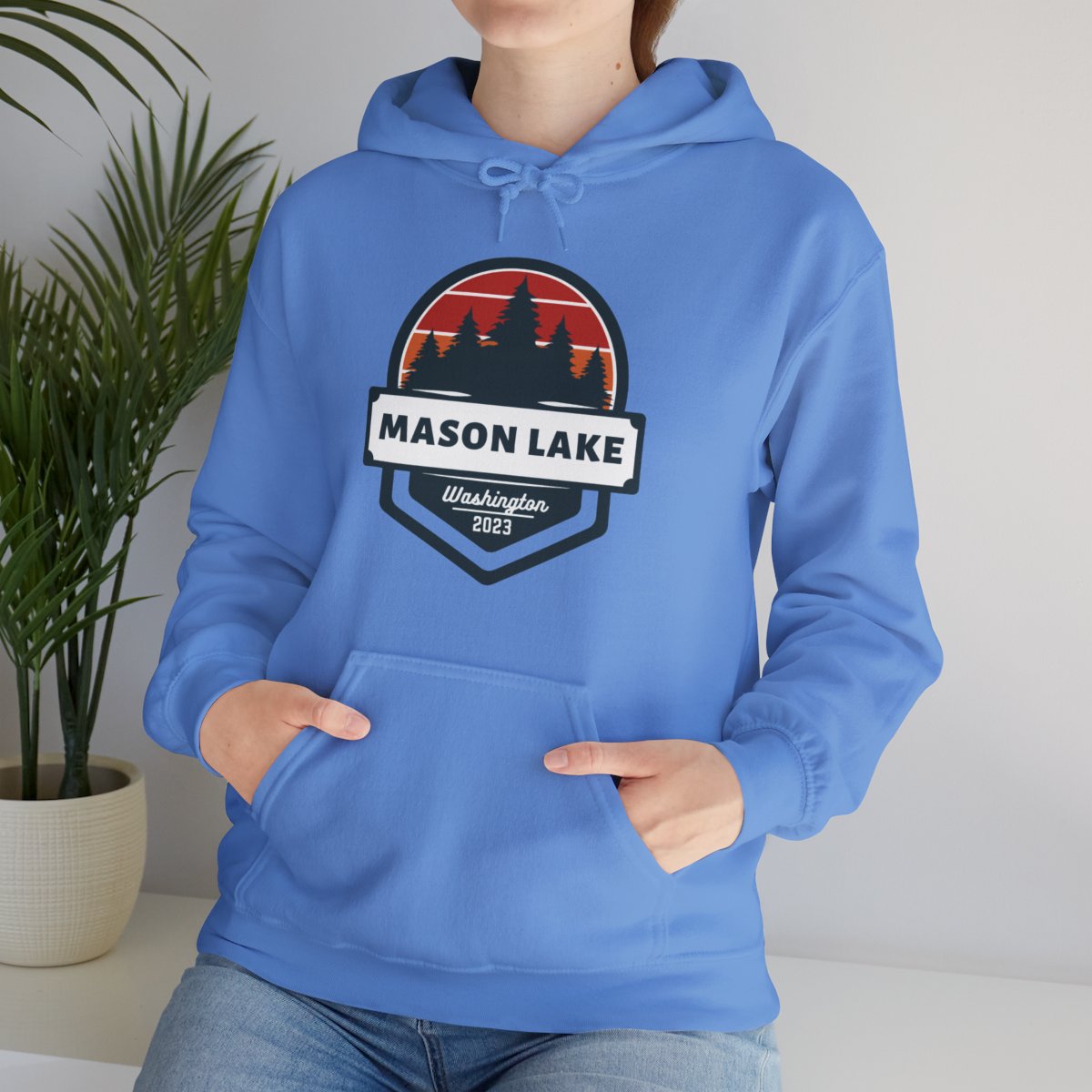 Mason Lake Blue hoodie product thumbnail image