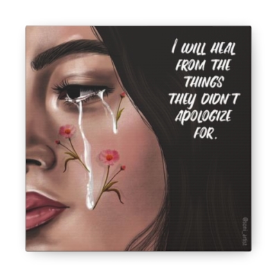 "I will heal" Canvas Gallery Wraps