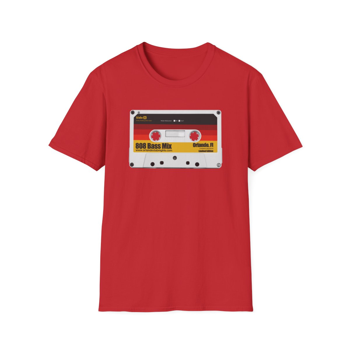 808 Bass Mix Vintage Cassette T Shirt Softstyle product main image