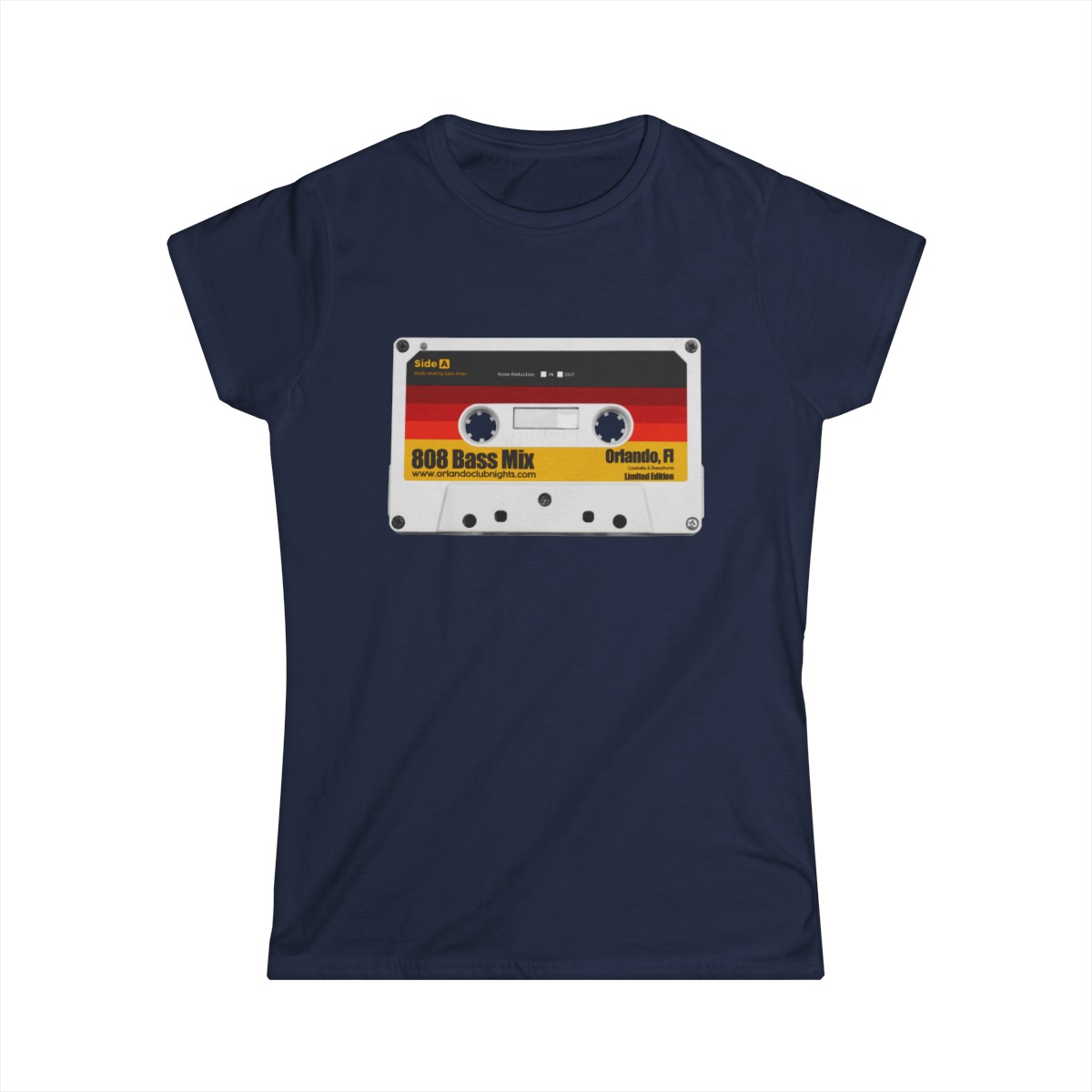 808 Bass Mix Women's Vintage Cassette Softstyle Tee product thumbnail image