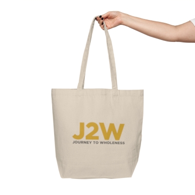 J2W Canvas Shopping Tote