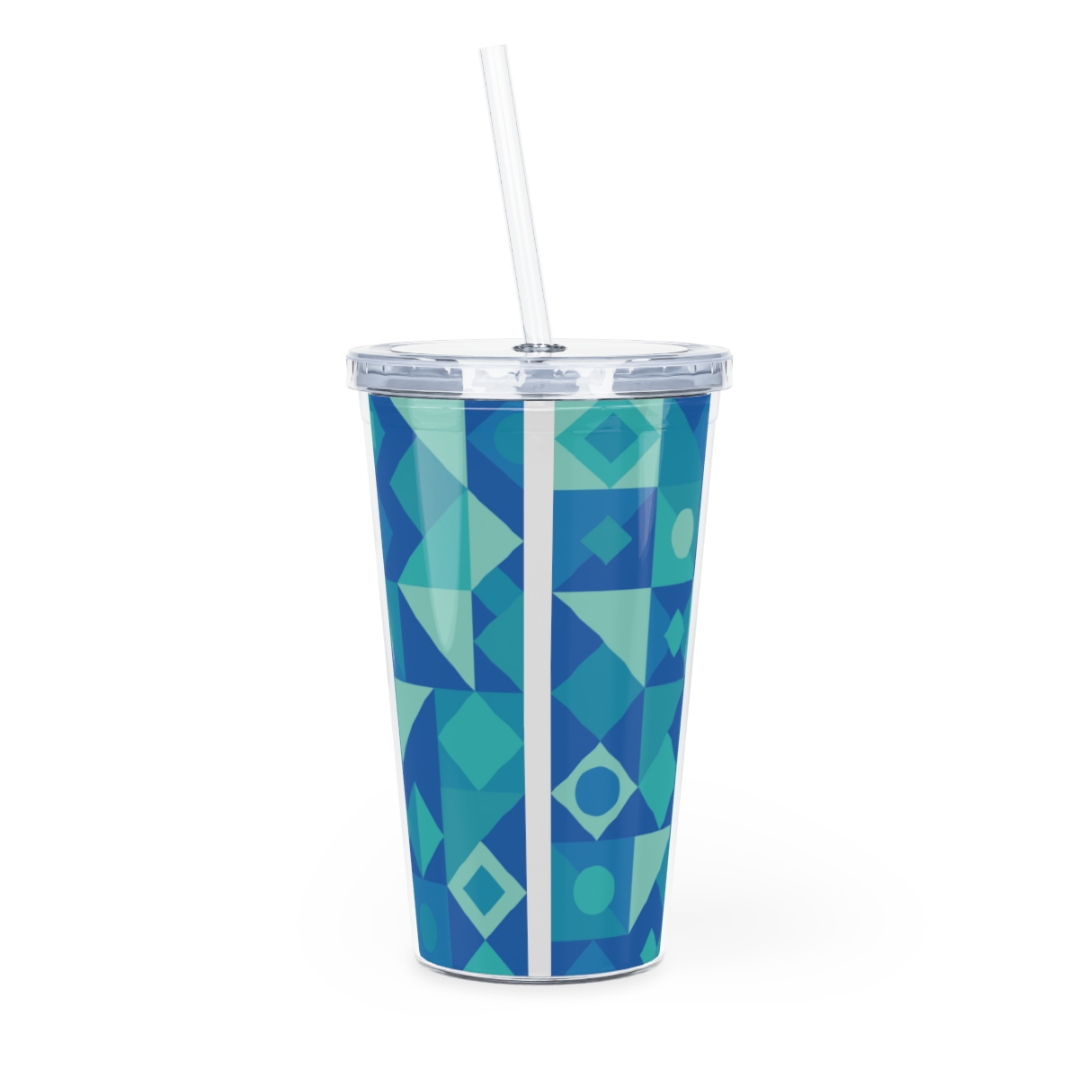 Plastic Tumbler with Straw product main image
