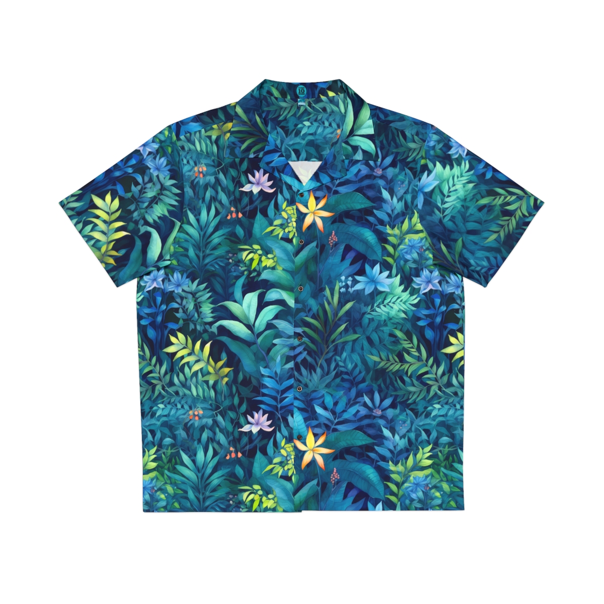 Tropical Jungle (Night 2) Aloha Shirt product main image