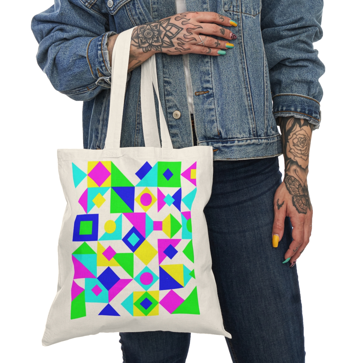 Carry Your Belongings in Style! Our Canvas Tote Bag is Perfect for Any Occasion - Natural Tote Bag product main image