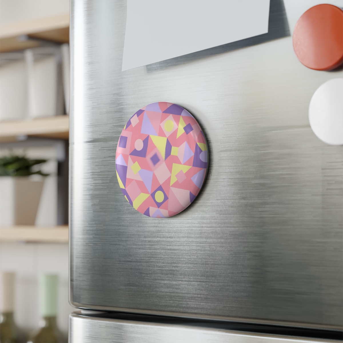 Round Button Magnet Set: Add a Personalized Touch to Your Space with 1 or 10 Magnetic Masterpieces! product thumbnail image