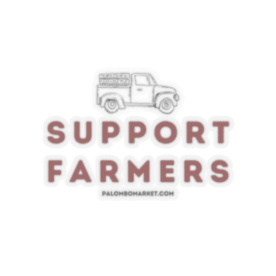 Support Farmers Kiss-Cut Stickers