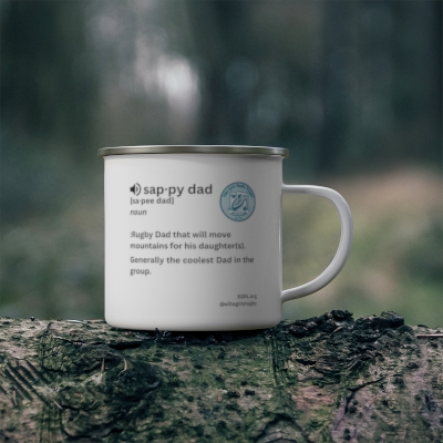 EGRL Sappy Dad Enamel Camping Mug