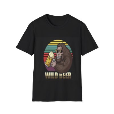 Sasquatch Enjoys a "Wild Beer" T-Shirt