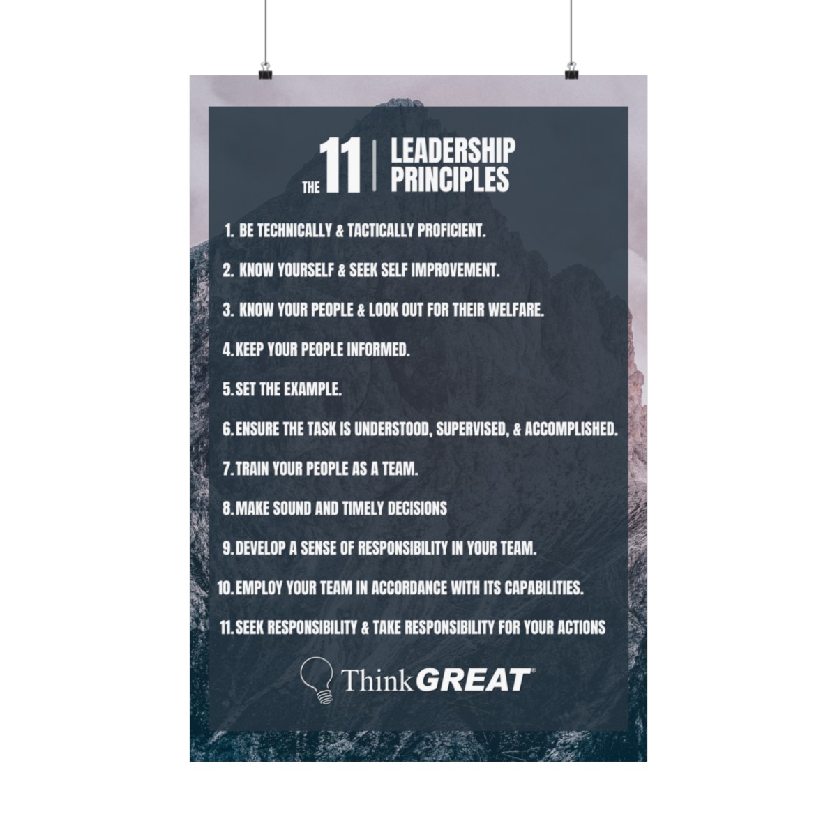 11 Leadership Principles Poster product thumbnail image