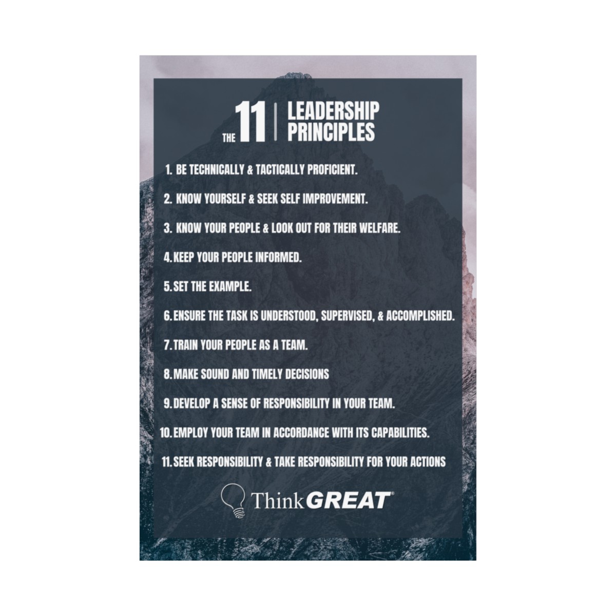 11 Leadership Principles Poster product thumbnail image