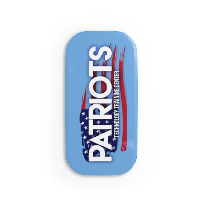 Patriots Phone Click-On Grip - Light Blue