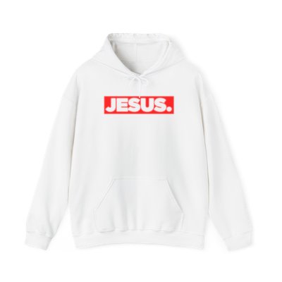 Red Jesus Period Unisex Heavy Blend™ Hooded Sweatshirt