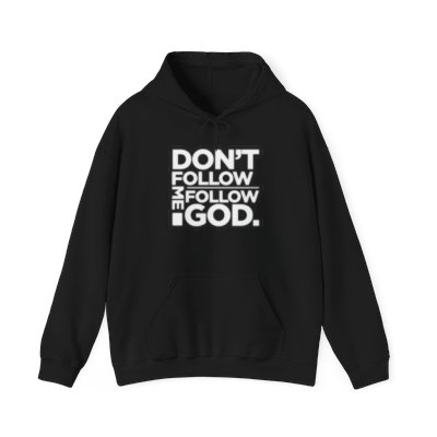 Don't Follow Me Follow God - BLK Unisex Heavy Blend™ Hooded Sweatshirt