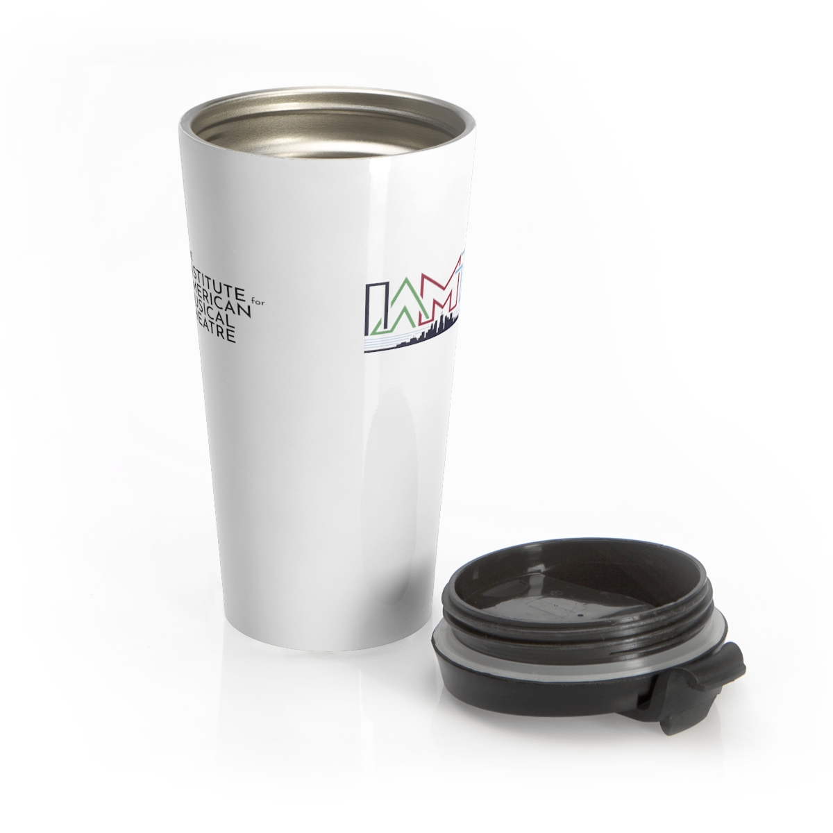 Stainless Steel Travel Mug - Color Logo product thumbnail image