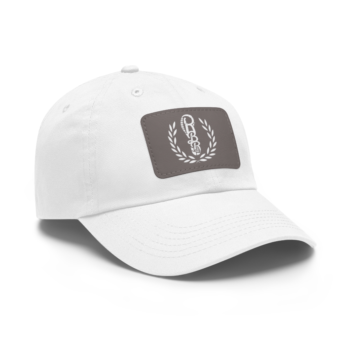Dad Hat with Leather RBR Patch product main image