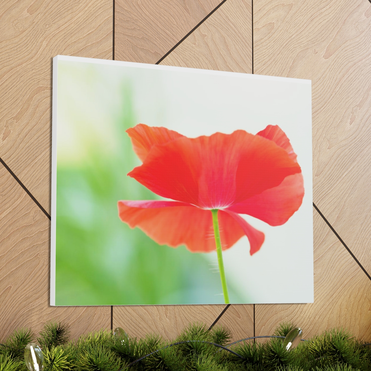 Poppy flower Gallery Wraps product thumbnail image