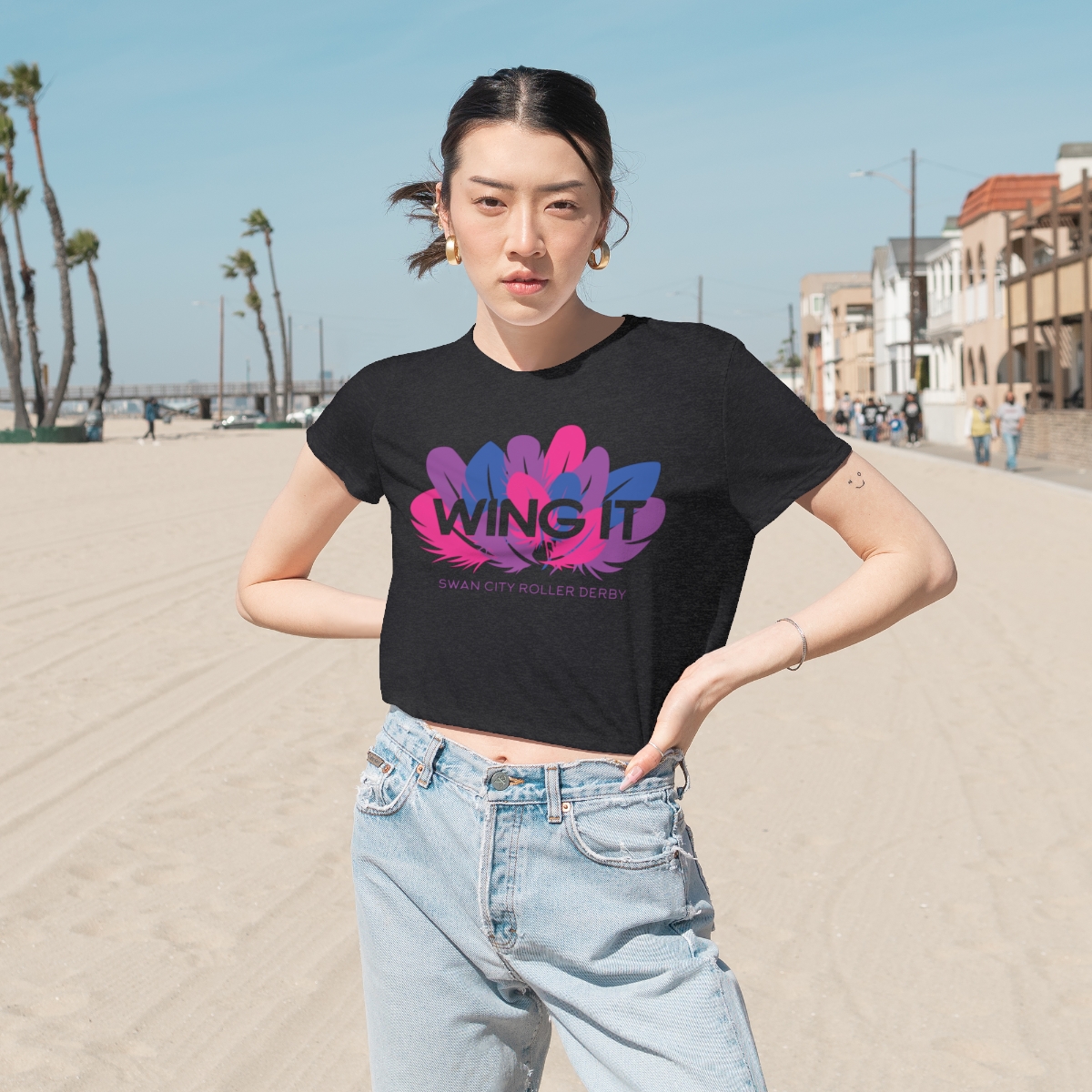 WING IT Bisexual Crop Top product thumbnail image