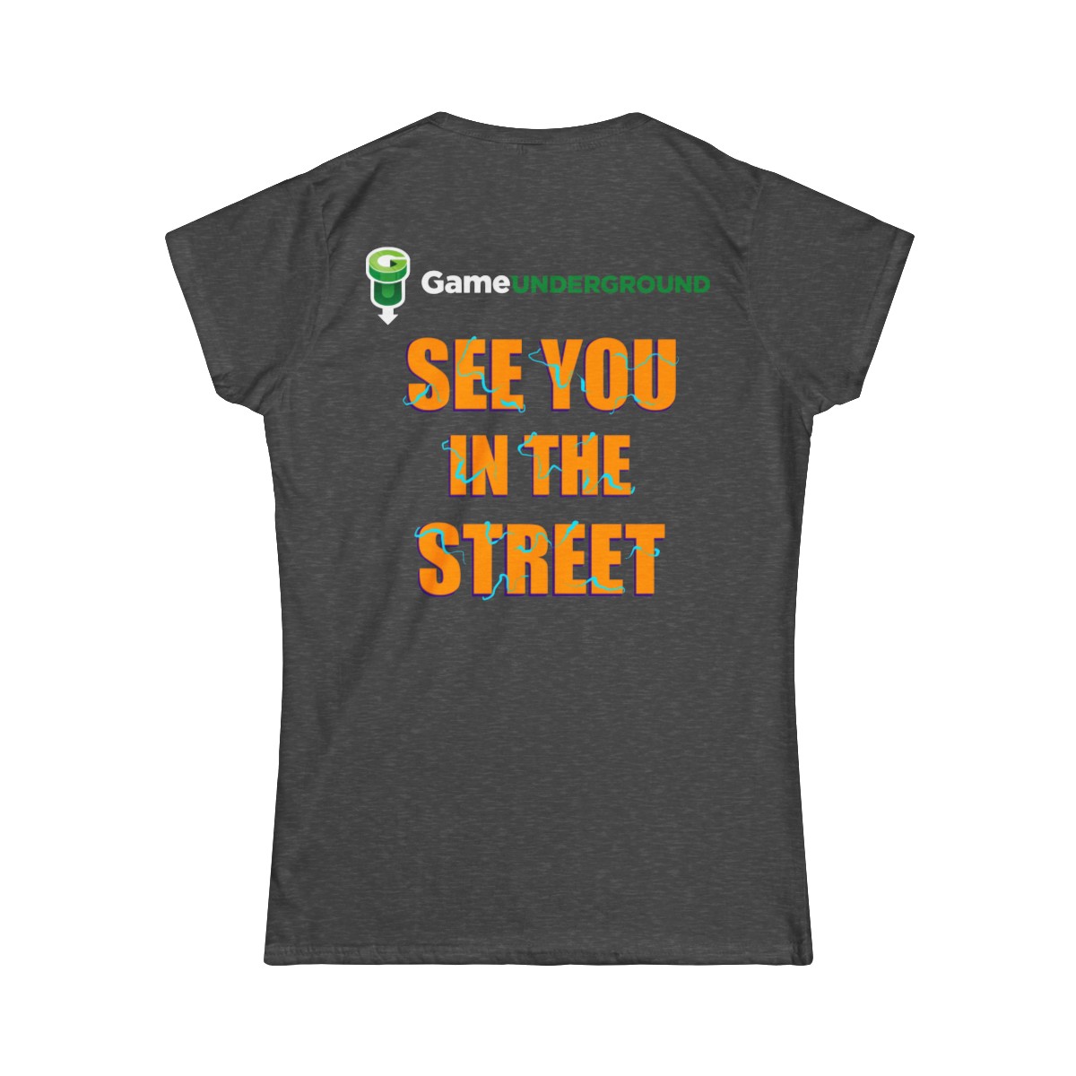 Fighting in the Street White Text Women's Softstyle Tee product thumbnail image