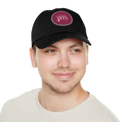 Choral Arts Dad Hat with Leather Patch (Round)