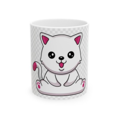 CAT ART Ceramic Mug 11oz