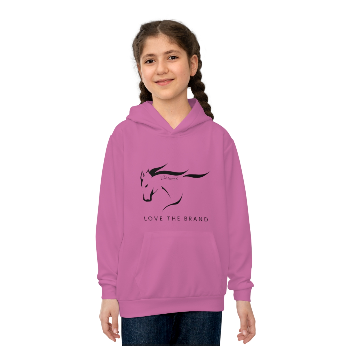 Pink  Children's Hoodie (AOP) product thumbnail image