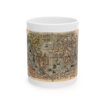 OLD WORLD MAP Ceramic Mug 11oz